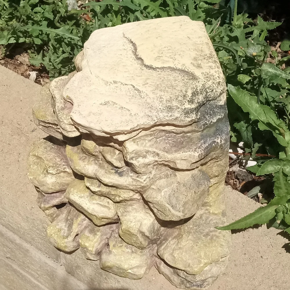 Tetrafauna Terrarium Corner Rock Filter Waterfall.